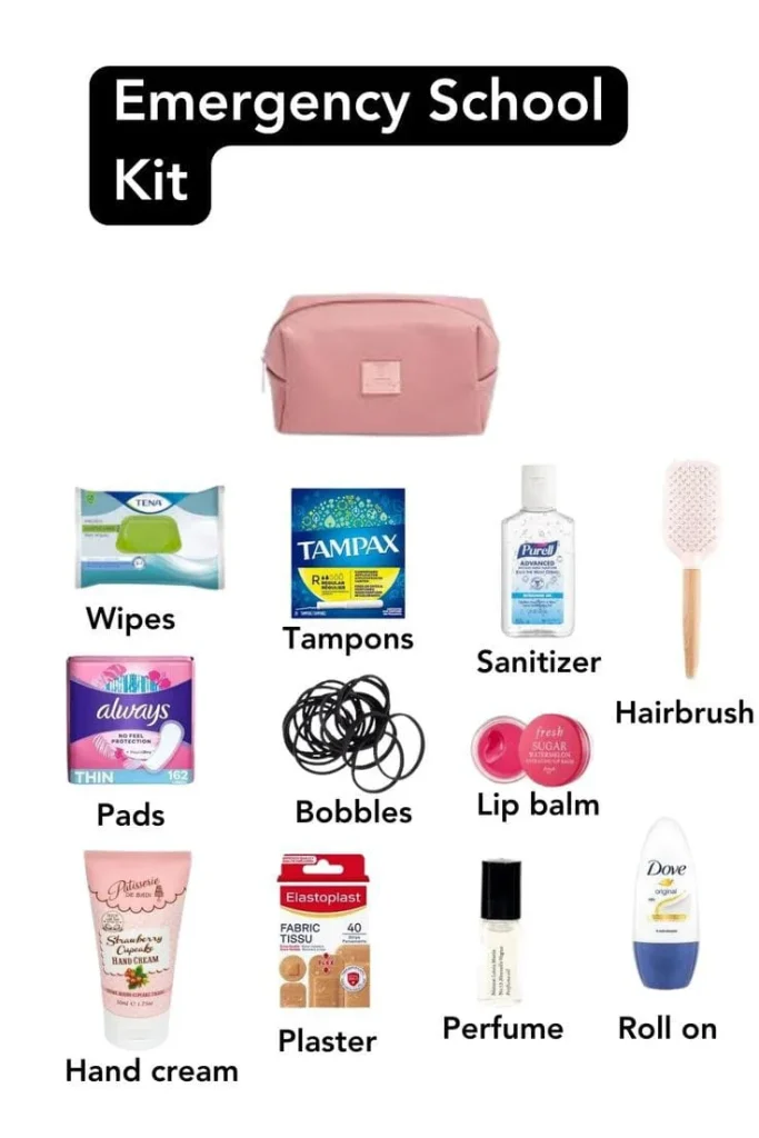 image of emergency school kit