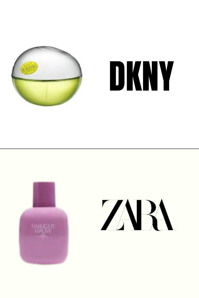 Zara twilight mauve and DKNY be delicious