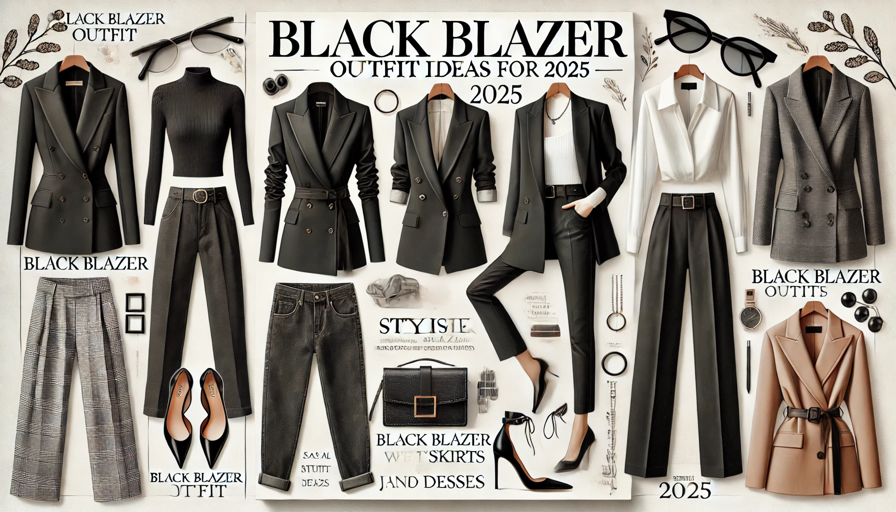 Black Blazer Outfit Ideas for 2025 - Scents Universe