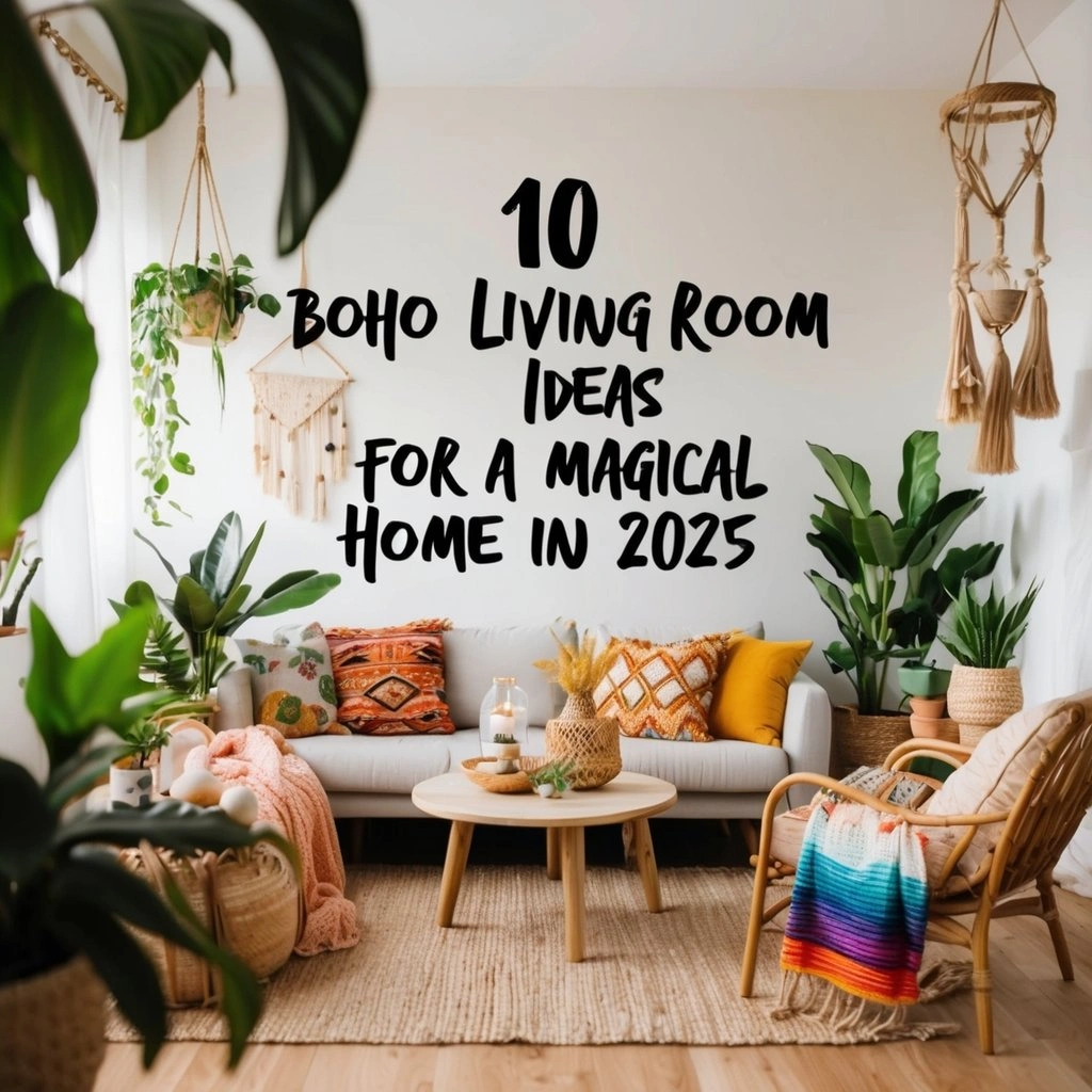 10 Boho Living Room Ideas for a Magical Home in 2025