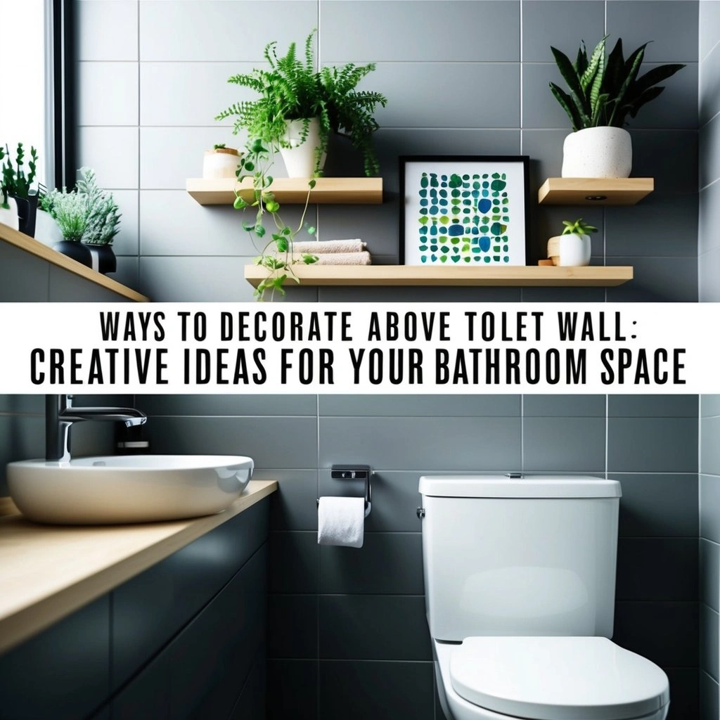 Ways to Decorate Above Toilet Wall: Creative Ideas for Transforming ...