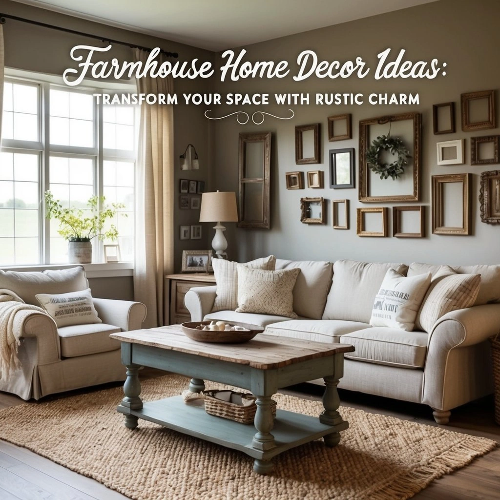 Farmhouse Home Decor Ideas: Transform Your Space with Rustic Charm