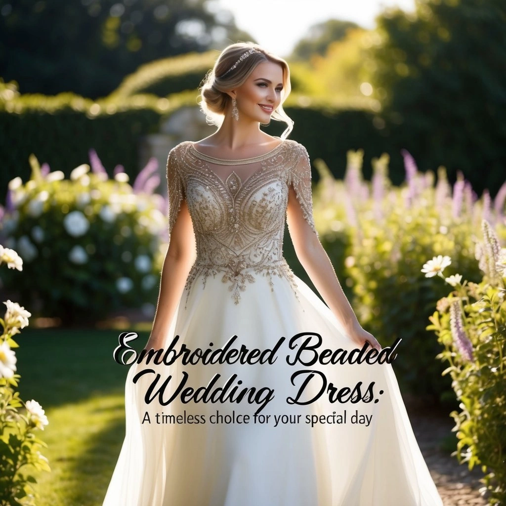 Embroidered Beaded Wedding Dress: A Timeless Choice for Your Special Day