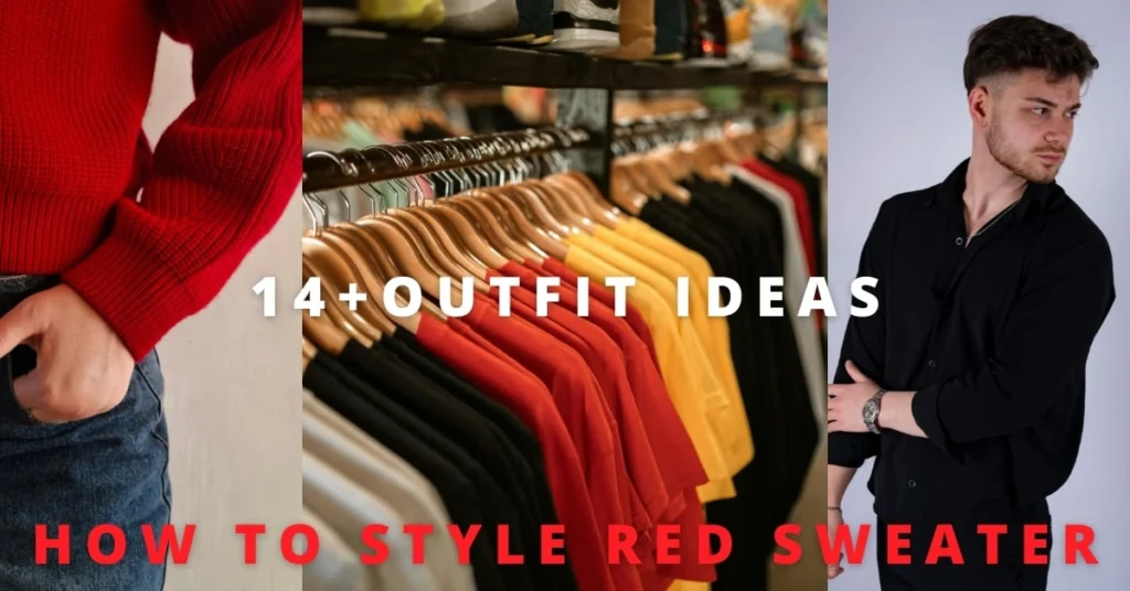 How To Style Red Sweater: 14+ Outfit Ideas 2024