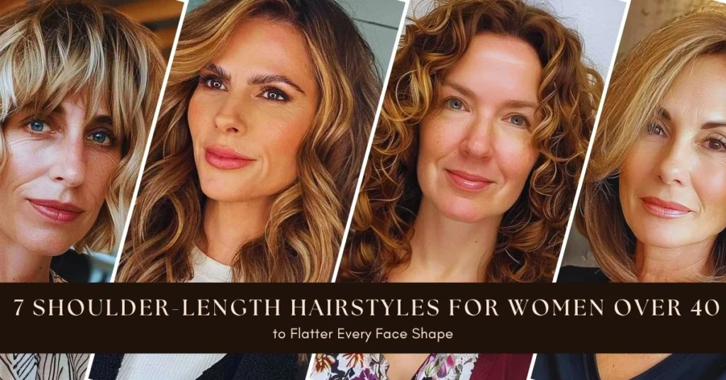 7 Shoulder-Length Hairstyles for Women Over 40 to Flatter Every Face Shape