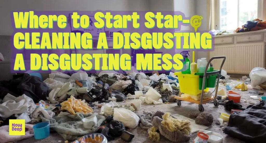 Where to Start Cleaning a Disgusting Mess