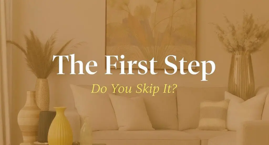 The First Step to Decorating