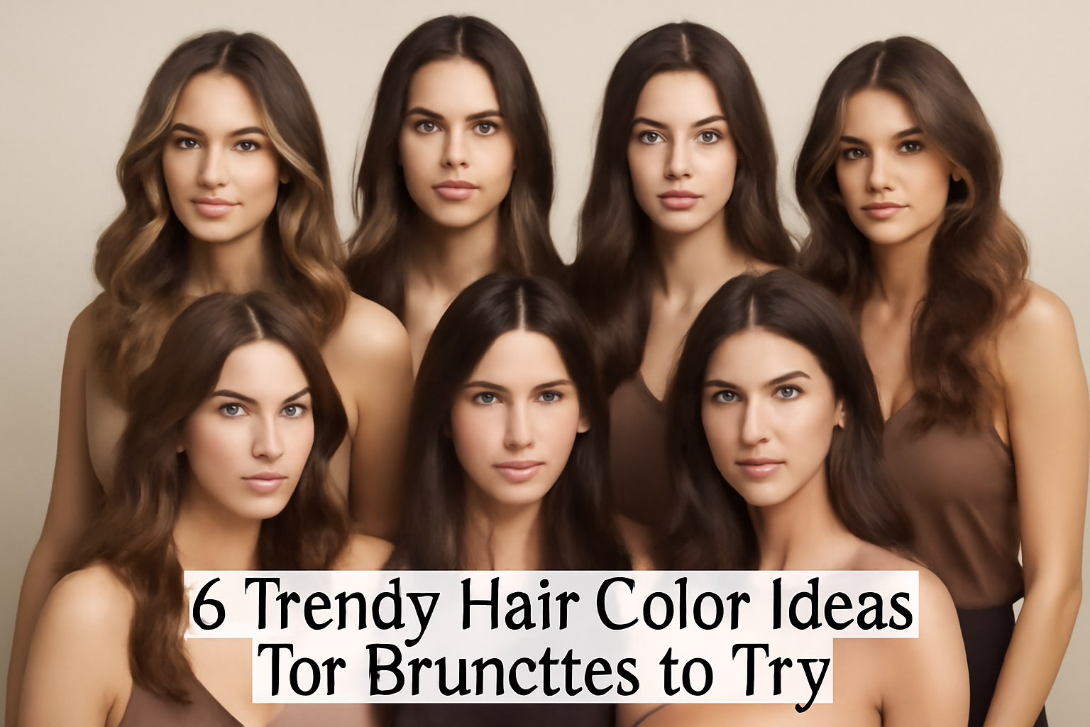 Trendy Hair Color Ideas for Brunettes
