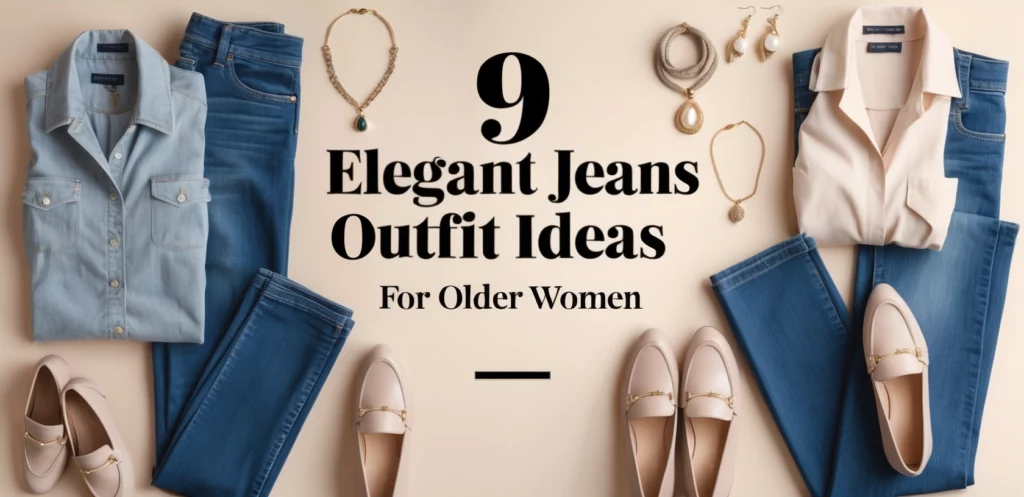 9 Elegant Jeans Outfit Ideas for Older Women