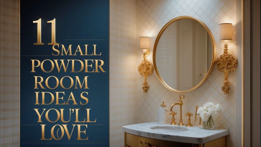 11 Small Powder Room Ideas You'll Love