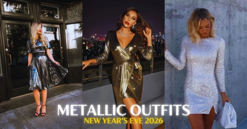 New Year’s Eve 2026 Metallic Outfit Ideas
