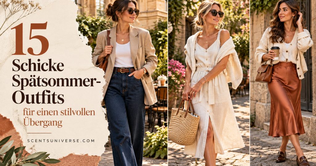 15 Schicke Spätsommer-Outfits für einen stilvollen Übergang