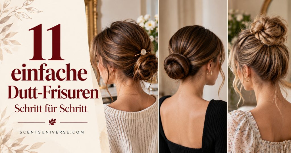 11 einfache Anleitungen für Dutt-Frisuren